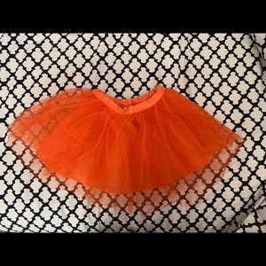 Gymboree Girls Orange Tutu Skirt Size Size 4T